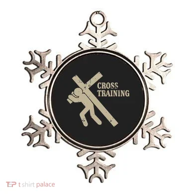 Funny Cross Training Religious Weightlifting Exercise Ornament