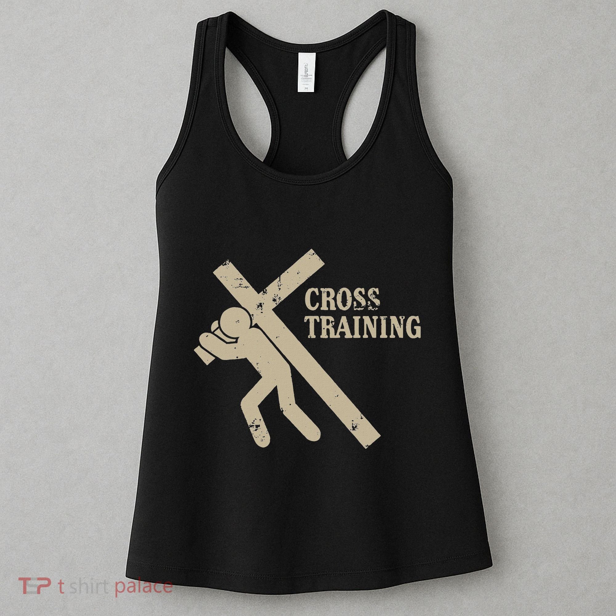 Funny Cross Training Religious Weightlifting Exercise Women's Tank Top