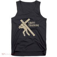 Funny Cross Training Religious Weightlifting Exercise Tank Top thumb 0