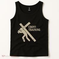 Funny Cross Training Religious Weightlifting Exercise Tank Top thumb 2
