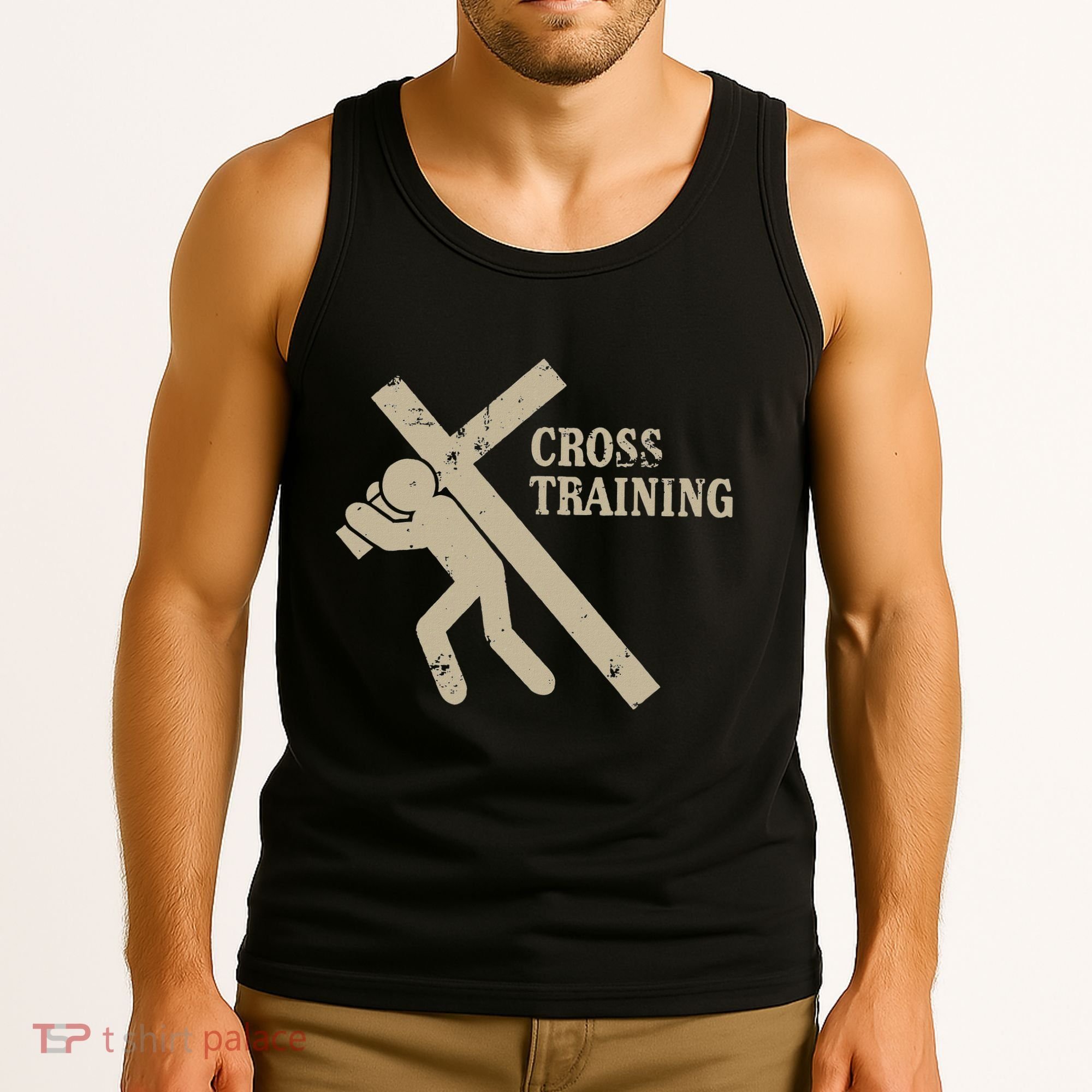 Funny Cross Training Religious Weightlifting Exercise Tank Top