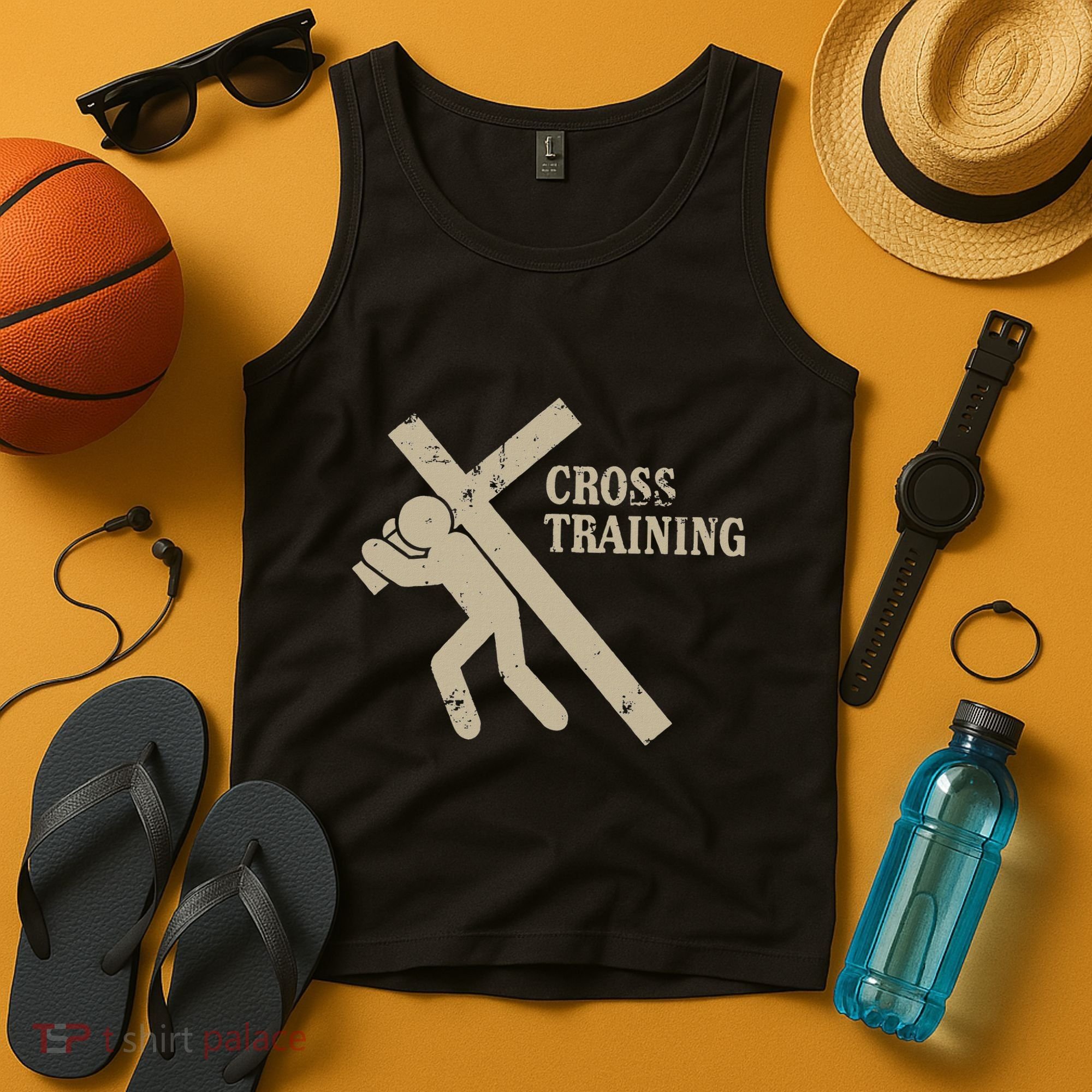 Funny Cross Training Religious Weightlifting Exercise Tank Top