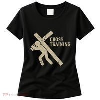 Funny Cross Training Religious Weightlifting Exercise Women's T-Shirt thumb 0