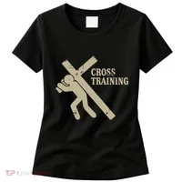 Funny Cross Training Religious Weightlifting Exercise Women's T-Shirt thumb 0