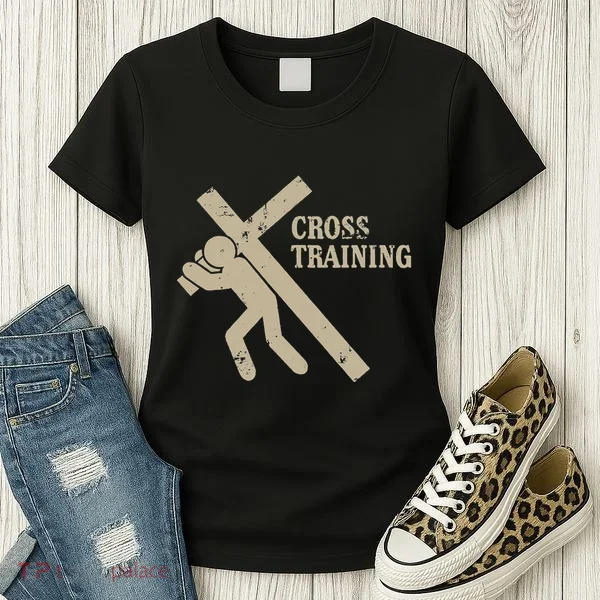 Funny Cross Training Religious Weightlifting Exercise Women's T-Shirt
