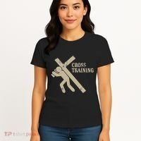 Funny Cross Training Religious Weightlifting Exercise Women's T-Shirt thumb 4