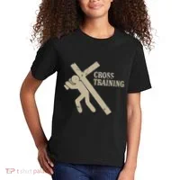 Funny Cross Training Religious Weightlifting Exercise Kids T-Shirt thumb 2
