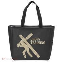 Funny Cross Training Religious Weightlifting Exercise Tote Bag thumb 0