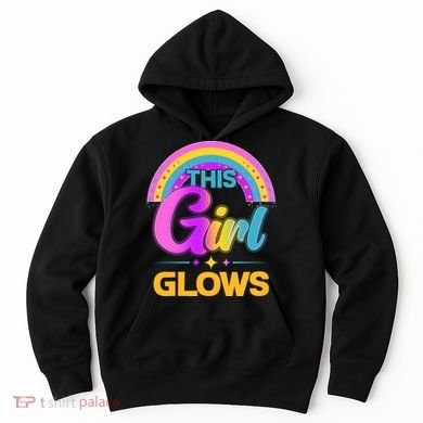 Funny Cute This Girl Glows Hoodie