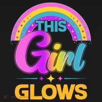 Funny Cute This Girl Glows Apron thumb 3
