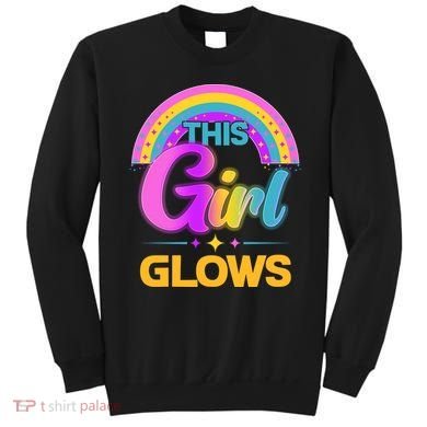 Funny Cute This Girl Glows Sweatshirt