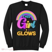 Funny Cute This Girl Glows Sweatshirt thumb 0