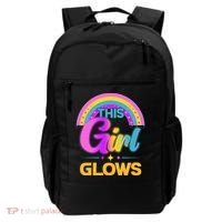 Funny Cute This Girl Glows Backpack thumb 0