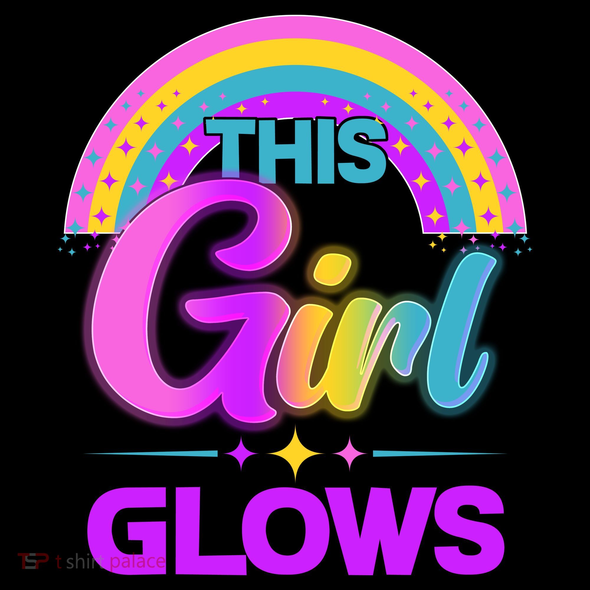 Funny Cute This Girl Glows Coffee Mug