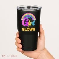 Funny Cute This Girl Glows Tumbler thumb 2