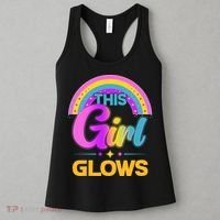 Funny Cute This Girl Glows Women's Tank Top thumb 3