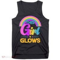 Funny Cute This Girl Glows Tank Top thumb 0