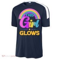 Funny Cute This Girl Glows Sport-Tek Competitor United Soccer Jersey thumb 2