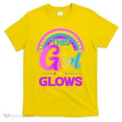 Funny Cute This Girl Glows T-Shirt