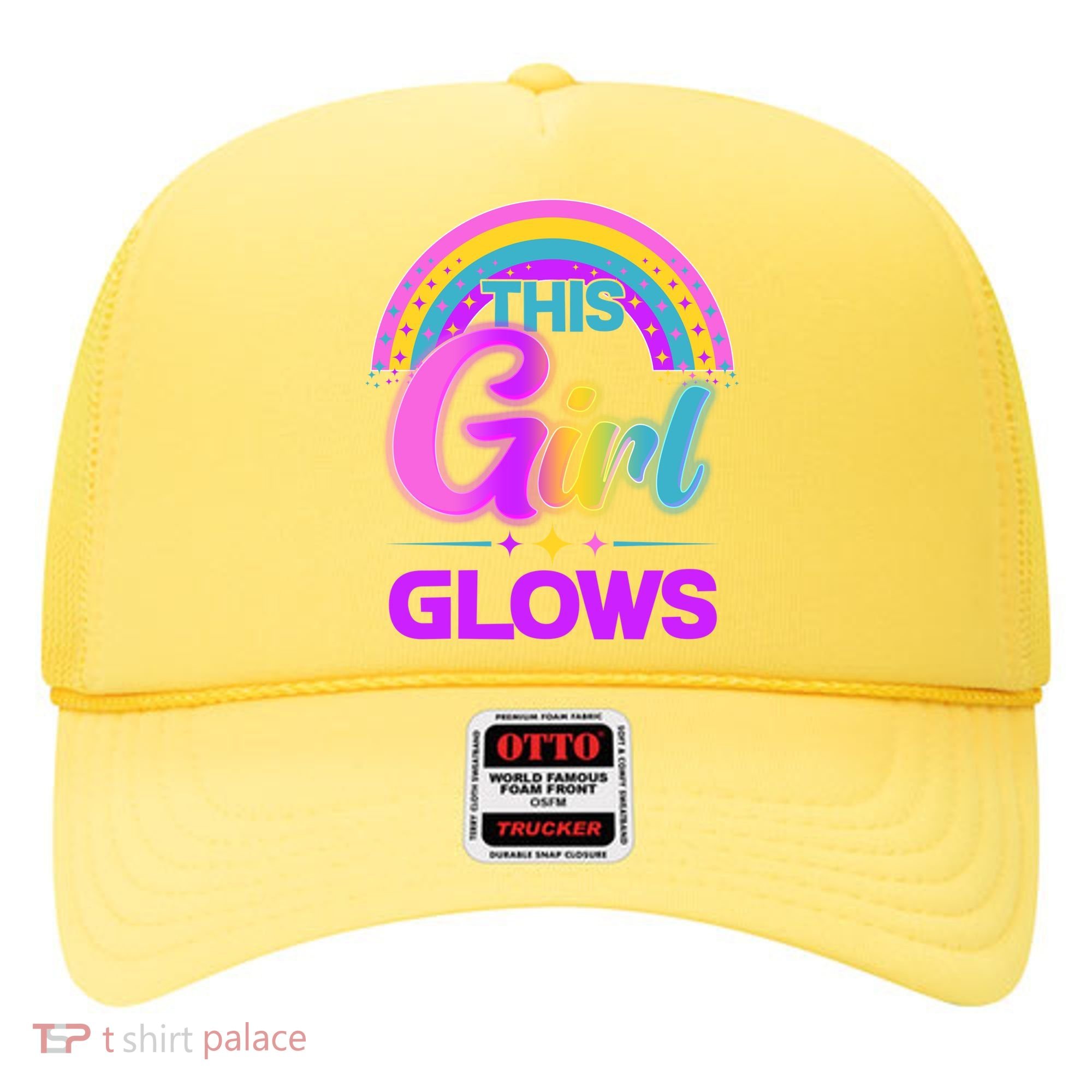 Funny Cute This Girl Glows Hat