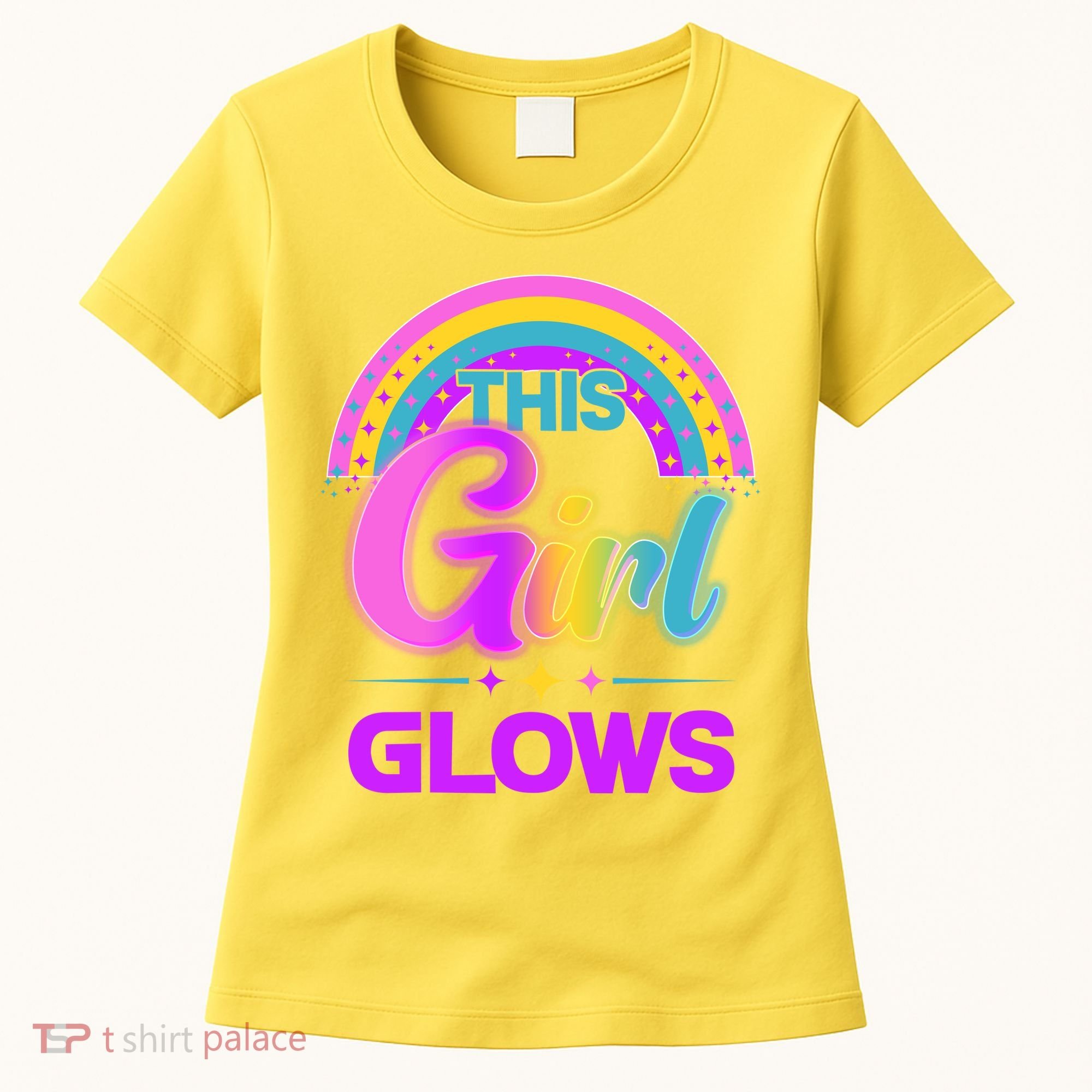 Funny Cute This Girl Glows Women's T-Shirt