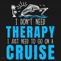 Funny Cruise Therapy Cruise Squad Family Cruise Vacation Cruise Ship Cruising Women's Tank Top thumb 5