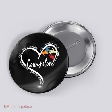 Funny Counselor Tops Back To School Button