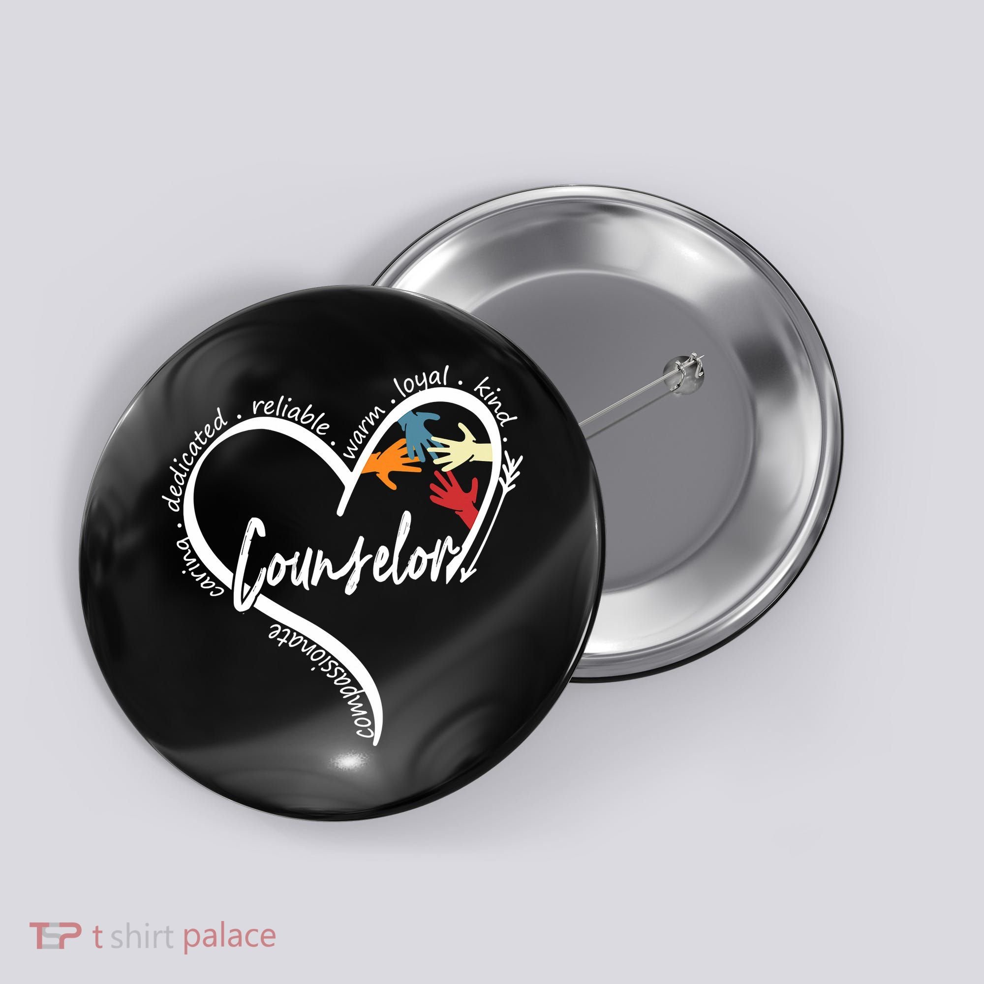 Funny Counselor Tops Back To School Button