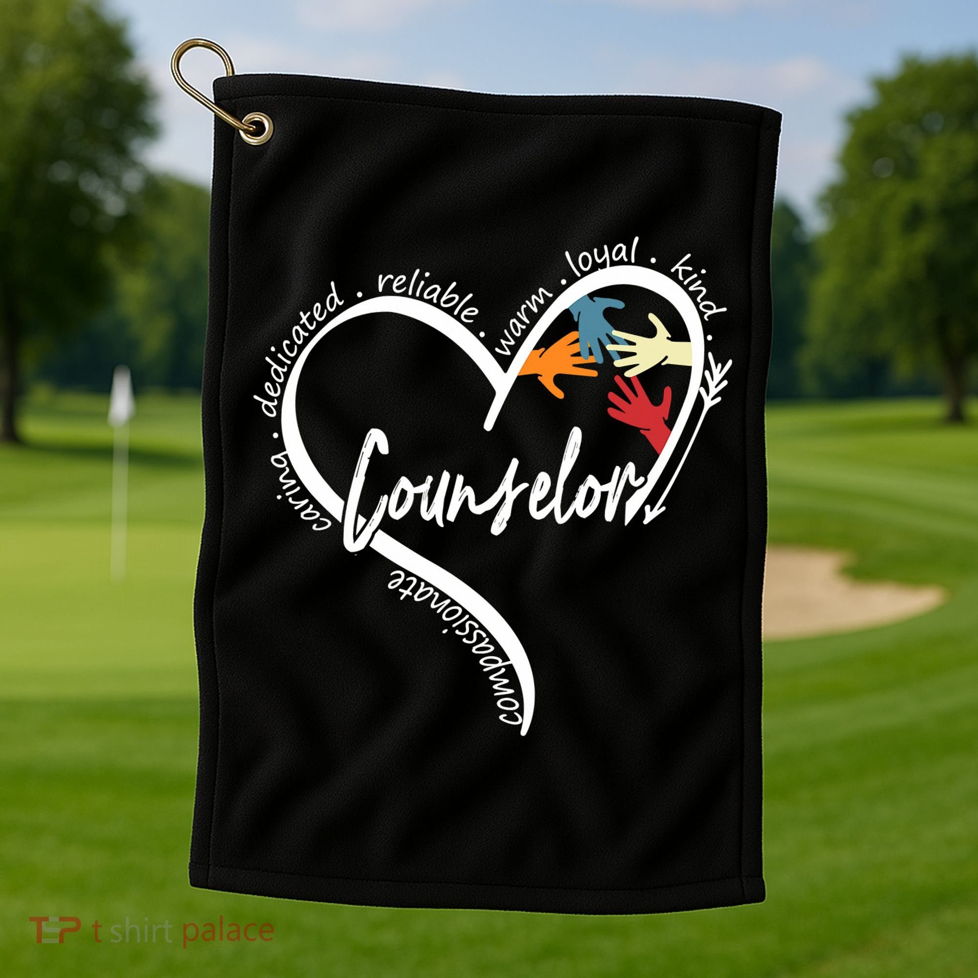 Funny Counselor Tops Back To School Golf Towel
