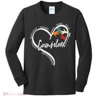 Funny Counselor Tops Back To School Kids Long Sleeve Shirt thumb 0