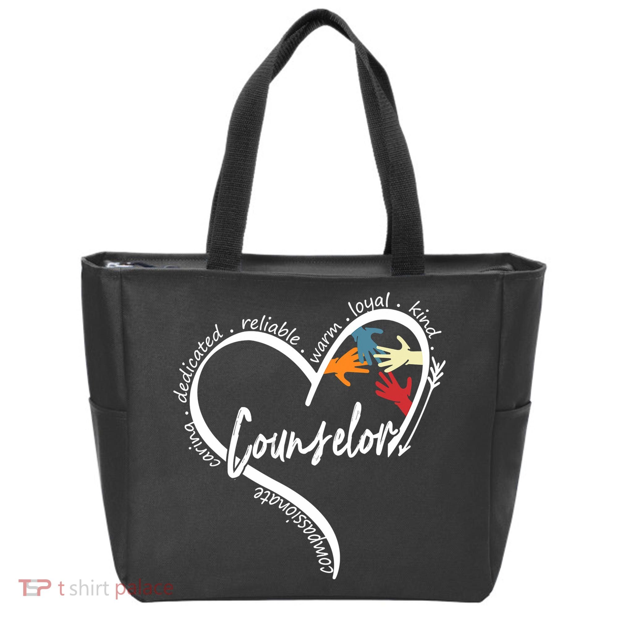 Funny Counselor Tops Back To School Tote Bag