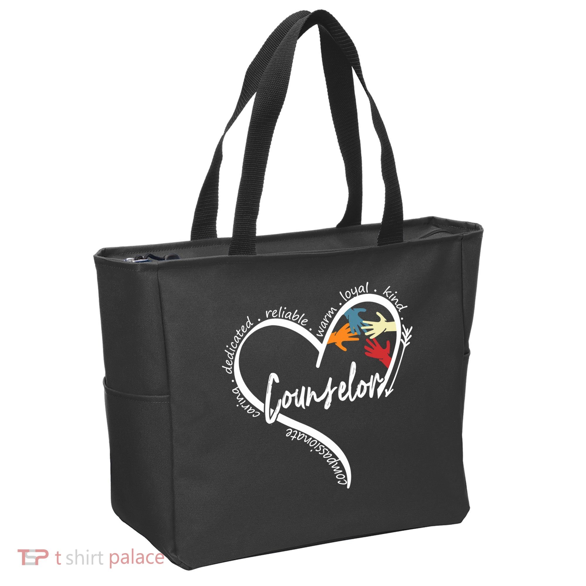 Funny Counselor Tops Back To School Tote Bag
