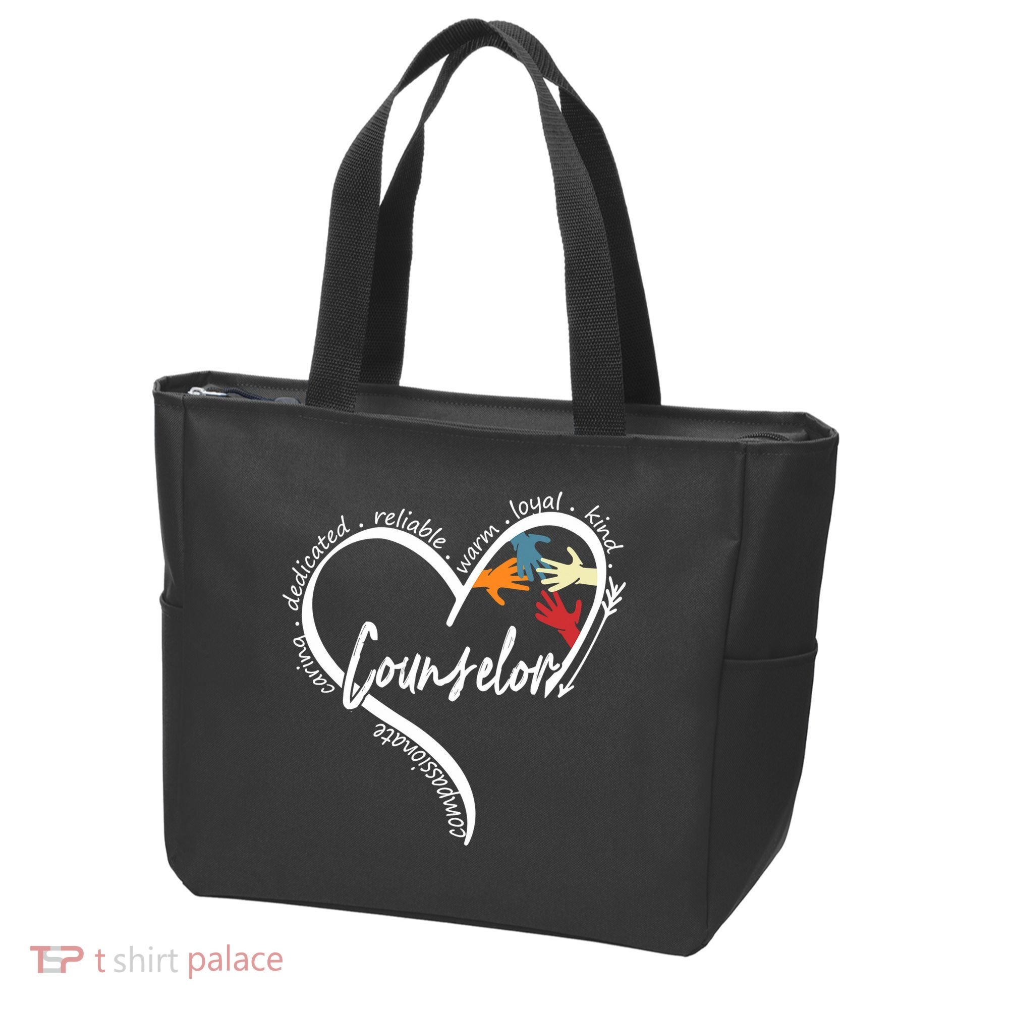 Funny Counselor Tops Back To School Tote Bag