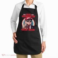Funny Cool Trump Groundhog Make Groundhog Day Great Again Apron thumb 2