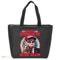 Funny Cool Trump Groundhog Make Groundhog Day Great Again Tote Bag thumb 0