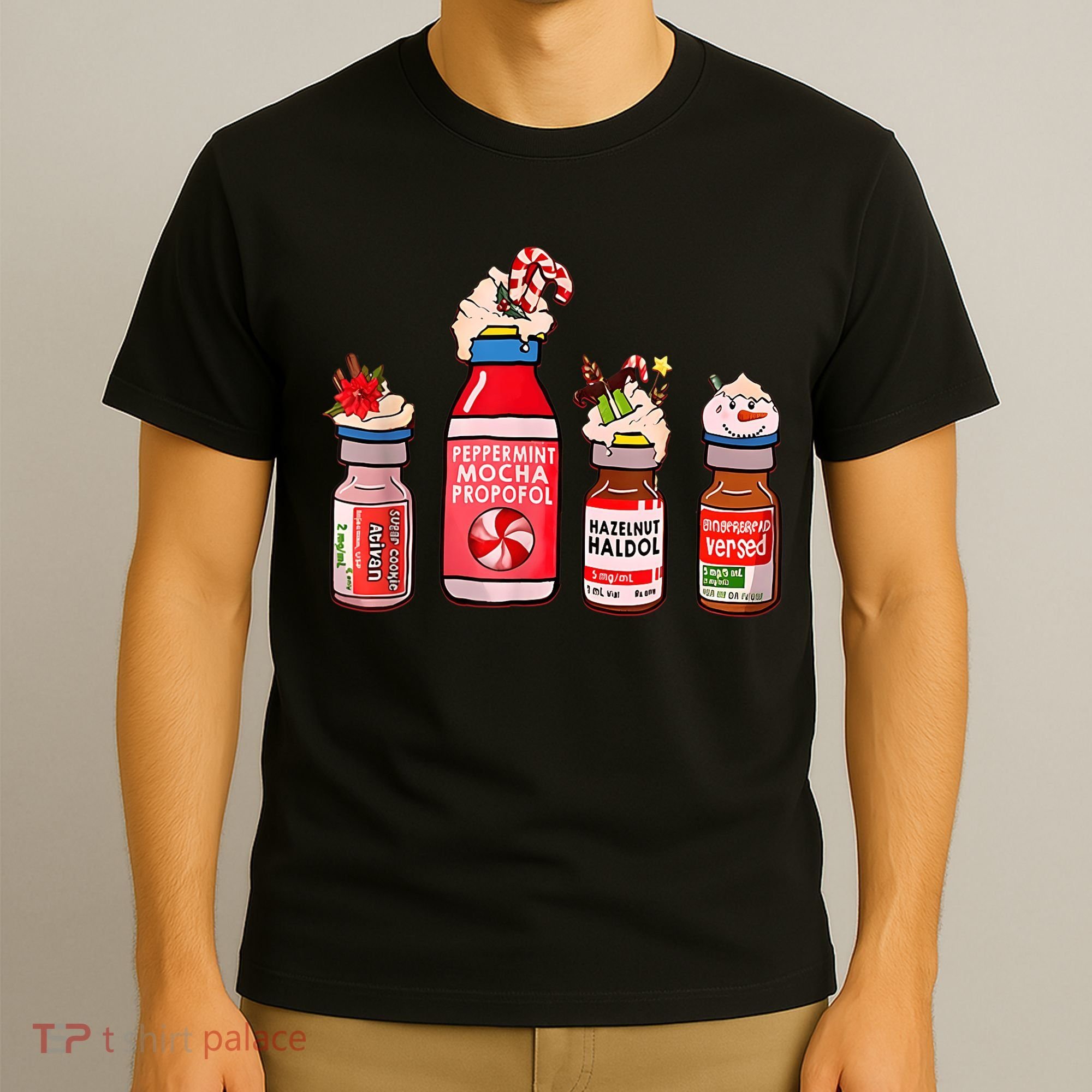 Funny Christmas Tee Crna Pacu ER ED ICU Cricital Care Nurse T-Shirt