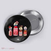 Funny Christmas Tee Crna Pacu ER ED ICU Cricital Care Nurse Button thumb 0