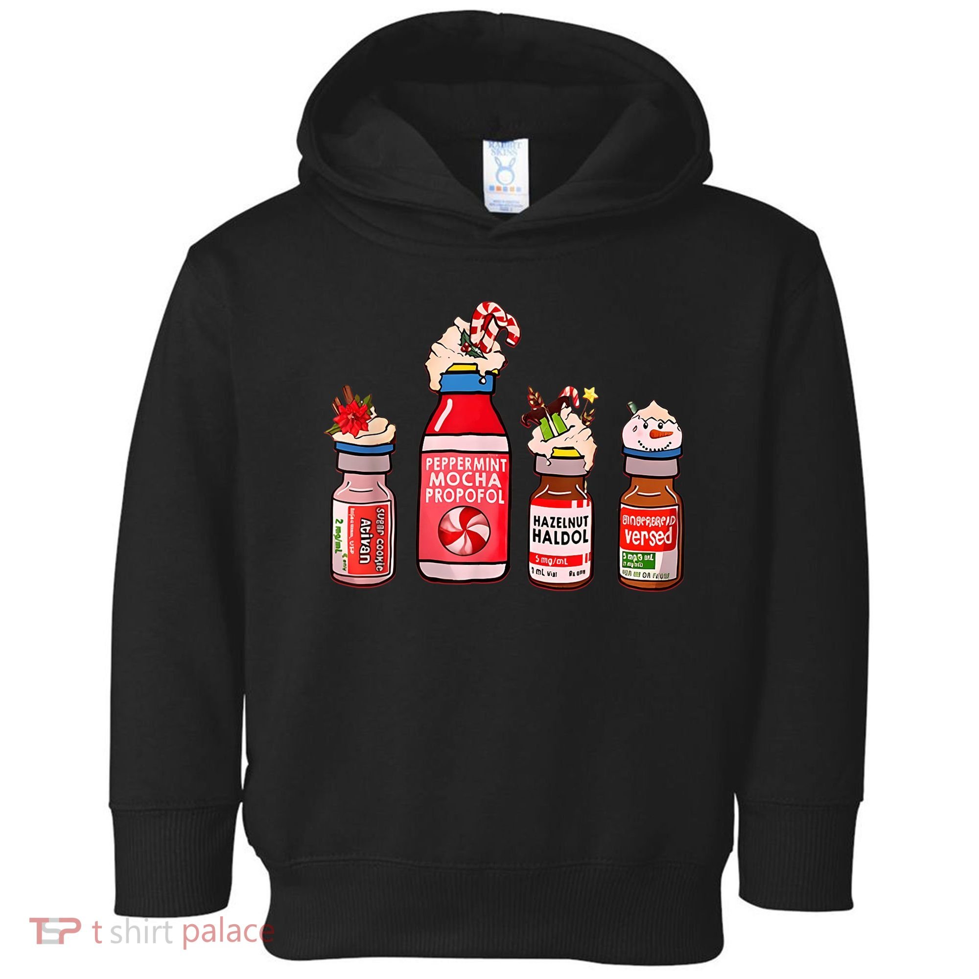 Funny Christmas Tee Crna Pacu ER ED ICU Cricital Care Nurse Toddler Hoodie