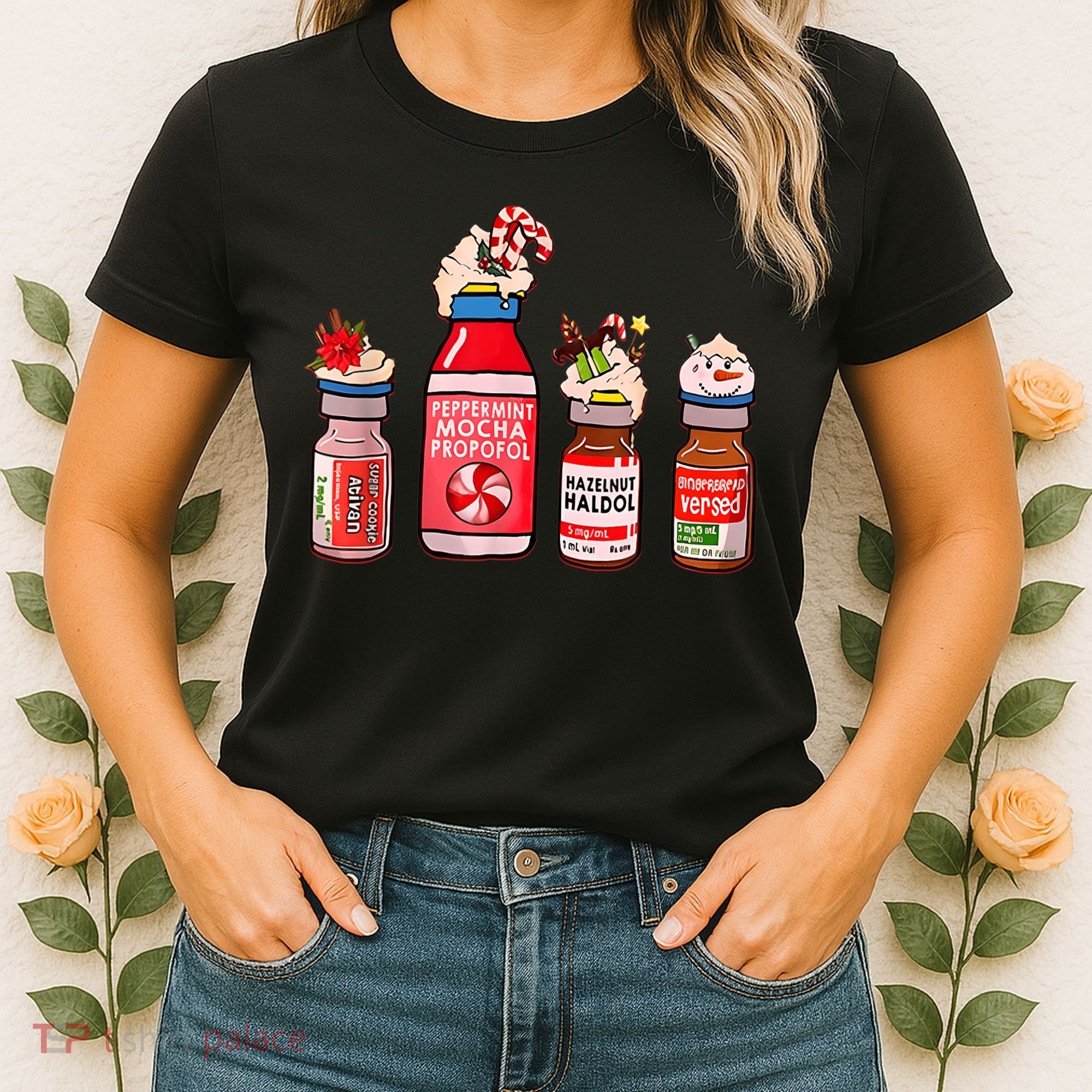 Funny Christmas Tee Crna Pacu ER ED ICU Cricital Care Nurse Women's T-Shirt