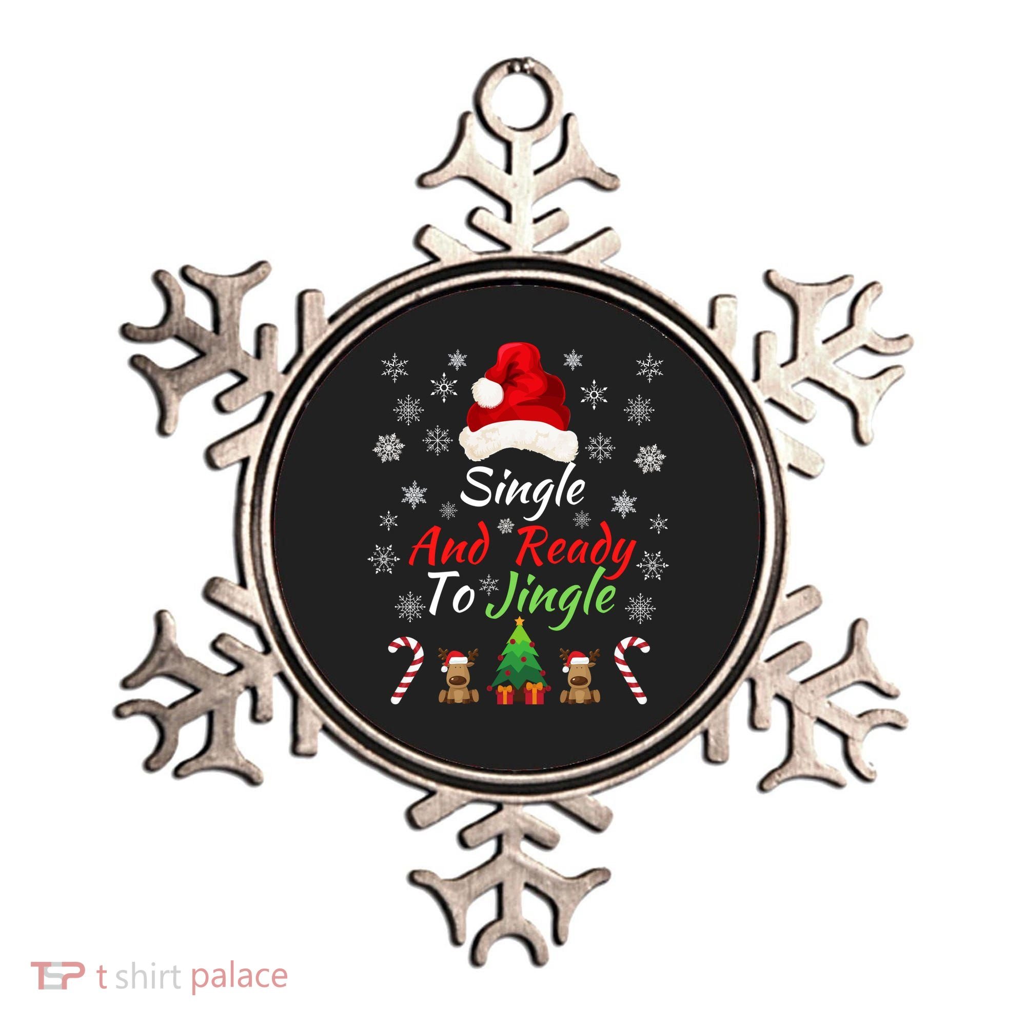Funny Christmas Tree Single Ready To Jingle Christmas Jingle Xmas Holiday Gift Ornament
