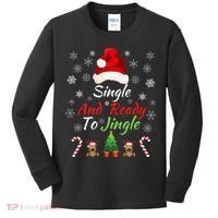 Funny Christmas Tree Single Ready To Jingle Christmas Jingle Xmas Holiday Gift Kids Long Sleeve Shirt thumb 0