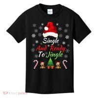 Funny Christmas Tree Single Ready To Jingle Christmas Jingle Xmas Holiday Gift Kids T-Shirt thumb 0