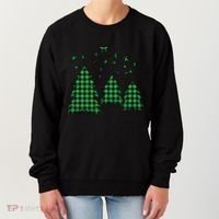 Festive Christmas Trees Pattern Women's Sweatshirt thumb 0
