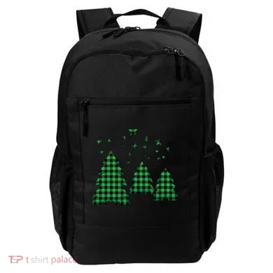 Festive Christmas Trees Pattern Backpack