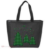 Festive Christmas Trees Pattern Tote Bag thumb 0