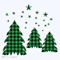 Festive Christmas Trees Pattern Doggie Tank thumb 4