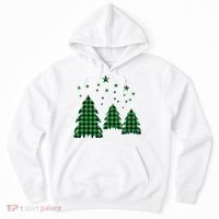 Festive Christmas Trees Pattern Hoodie thumb 0