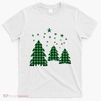 Festive Christmas Trees Pattern T-Shirt thumb 0