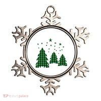 Festive Christmas Trees Pattern Ornament thumb 0