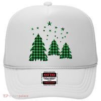 Festive Christmas Trees Pattern Hat thumb 0